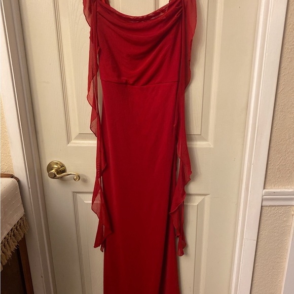 Petal & Pup Red Maxi Dress - Picture 3 of 9